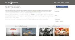Desktop Screenshot of bilimislam.com